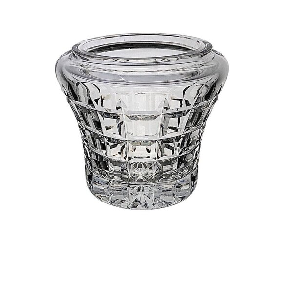 Vintage Cut Crystal Trinket Dish Cigarette Holder Clear Glass Retro Colllectible - Picture 2 of 10